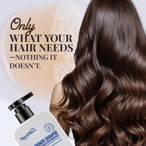 RootStim Biotin & Rosemary Shampoo for Hair Growth - Hair Loss Shampoo with Saw Palmetto Ginger Caffine Supports Thicker-Looking Hair Sulfate Free 10 fl oz Each, Pack of 2