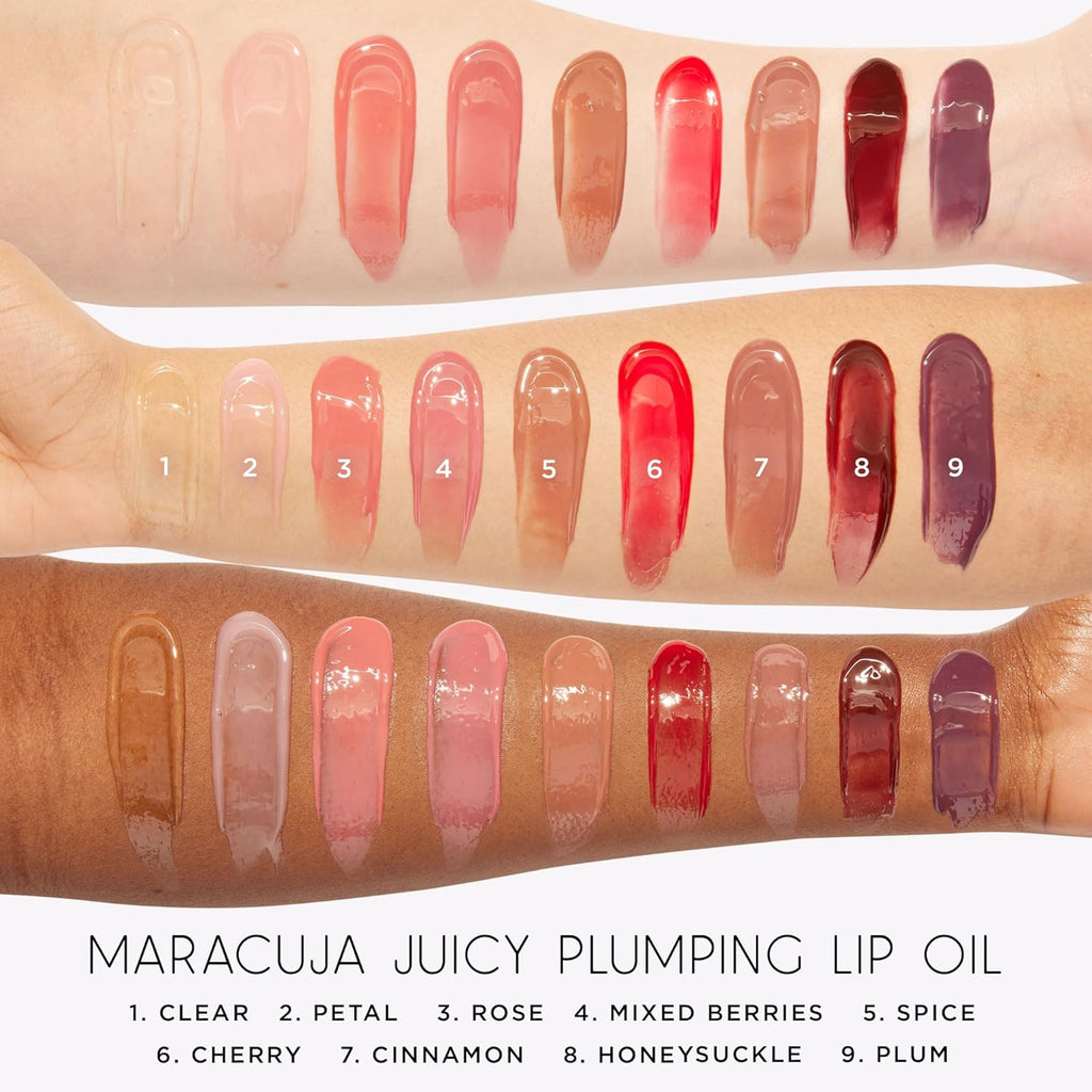 Tarte Maracuja Juicy Plumping Lip Oil - Hydrating Lip Plumper Gloss Balm with Hyaluronic Acid & Vitamin E
