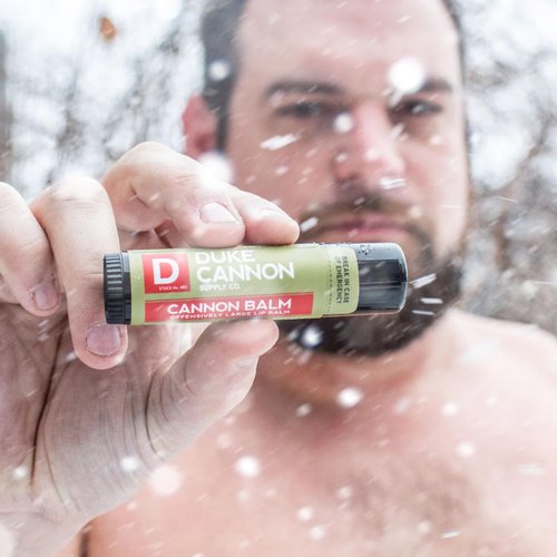 Duke Cannon Balm Tactical Lip Balm 3-Pack with SPF 15, 0.56oz – Premium Lip Protector with Organic Ingredients, Fresh Mint Flavor, Natural Beeswax, Coconut & Shea Butter, UV Protection