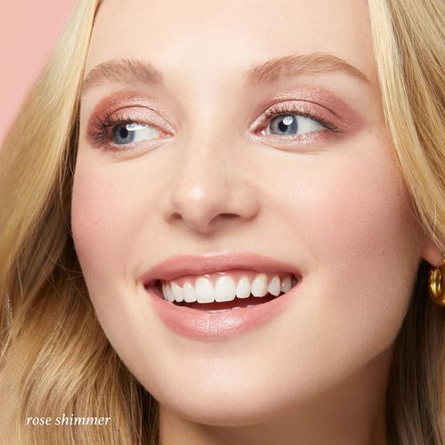 Julep Eyeshadow 101 Crème-to-Powder Duo - Waterproof, Long-Lasting & Crease-Proof | Pearl & Rose Shimmer