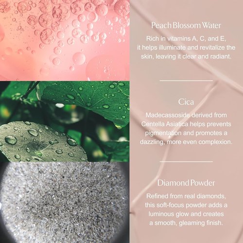 LA MUSE Peach Pink Glow Tone Up Cream - Lightweight Tinted Moisturizer for Radiant Skin | Hydrating Primer, 1.7 fl oz