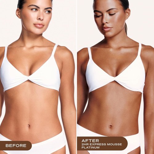Loving Tan Platinum Self Tanning Mousse | Darkest 2 HR Express Formula - Streak Free, 6.7 Fl Oz