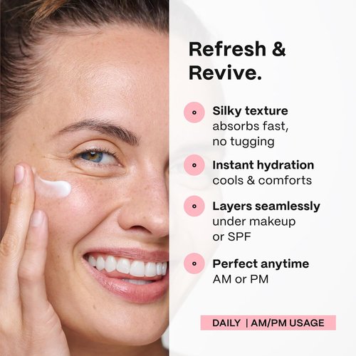 Mad Hippie Eye Cream - Anti-Aging Treatment for Dark Circles & Puffiness | 0.5 Oz with Niacinamide & Vitamin C