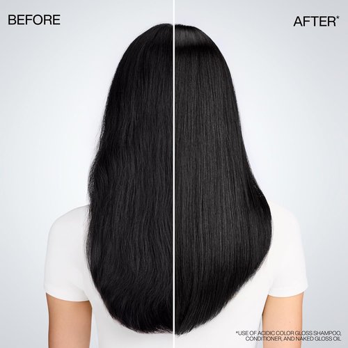 Redken Naked Gloss Shine Hair Oil - Lightweight Frizz Control & Color Vibrancy, Omega-9 Infused