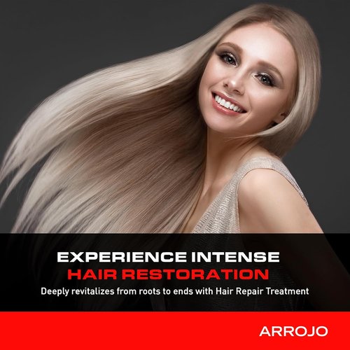 Arrojo Hair Repair Treatment | 5.1 Fl Oz Cruelty-Free Conditioner Mask with Keratin & Oils for Damaged Hair