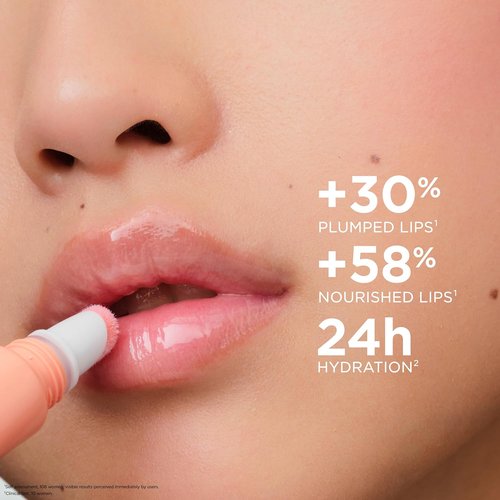 Clarins Lip Perfector - Peptide Plumping Hydrating Lip Gloss | Non-Sticky Shine with Sheer Shimmer | 0.35 Ounces