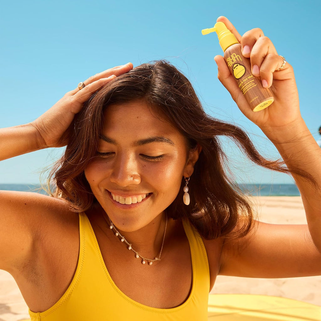 Sun Bum SPF 30 Sunscreen Scalp & Hair Mist - Vegan Broad Spectrum UVA/UVB Spray with Vitamin E - 2 oz