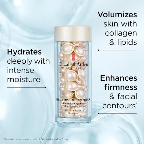 Elizabeth Arden Hyaluronic Acid Serum Capsules - Hydra-Plumping with Peptides | 30 Count