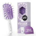 FHI Heat UNbrush Plus - Curly Hair Detangler Brush for Gentle Wet/Dry Use | 84 UltraFlex Bristles, Lightweight Design