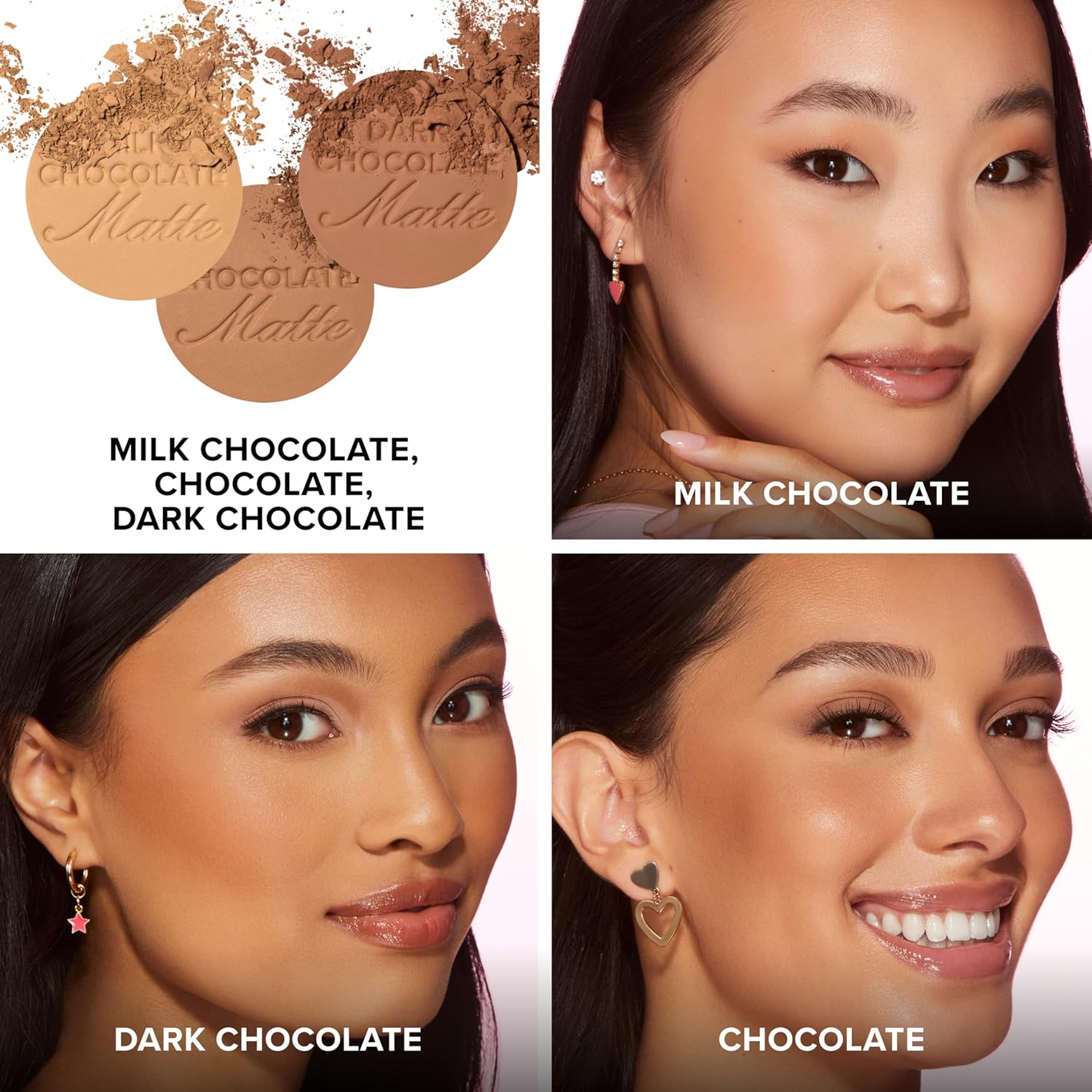 Too Faced Chocolate Soleil Matte Bronzer - Natural Skin-Like Finish for a Sun-Kissed Glow