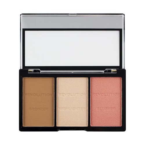Makeup Revolution Ultra Sculpt & Contour Kit - Define Your Features, Vegan & Cruelty-Free, Ultra Fair C01, 3.6g