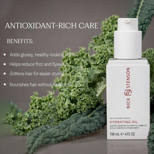 Hydrating Oil by [Brand Name] - Moisture-Sealing Formula for Smooth, Shiny Hair | 4 oz, Vegan & Cruelty-Free