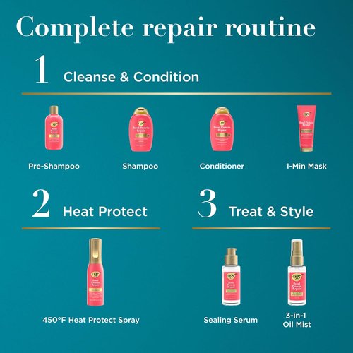 OGX Repair & Protect Bond Protein Pre-Shampoo Treatment - Sulfate-Free, 8.4 fl. oz | Nourishing Formula