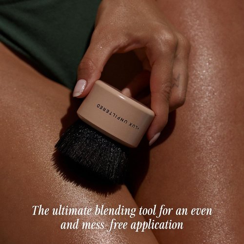 Lux Unfiltered Blending Body Brush - Kabuki Applicator for Self Tanner & Body Glow - Vegan, Cruelty-Free Bristles
