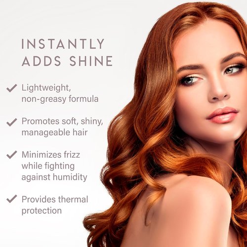 ALURAM Coconut Water Shine Serum - Frizz Elimination & Radiant Gloss for All Hair Types | 2 Fl Oz