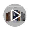 COLORSPRING 3D Door Stickers Peel and Stick - Antique Door Decal Cover Dm-062