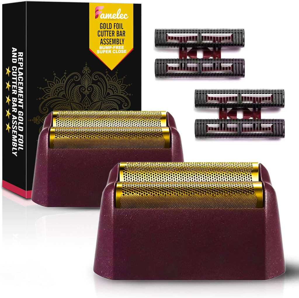 Wahl 5 Star Series Shaver Foil Replacement - Professional Gold Foil for Close Shaving | 2 Pack