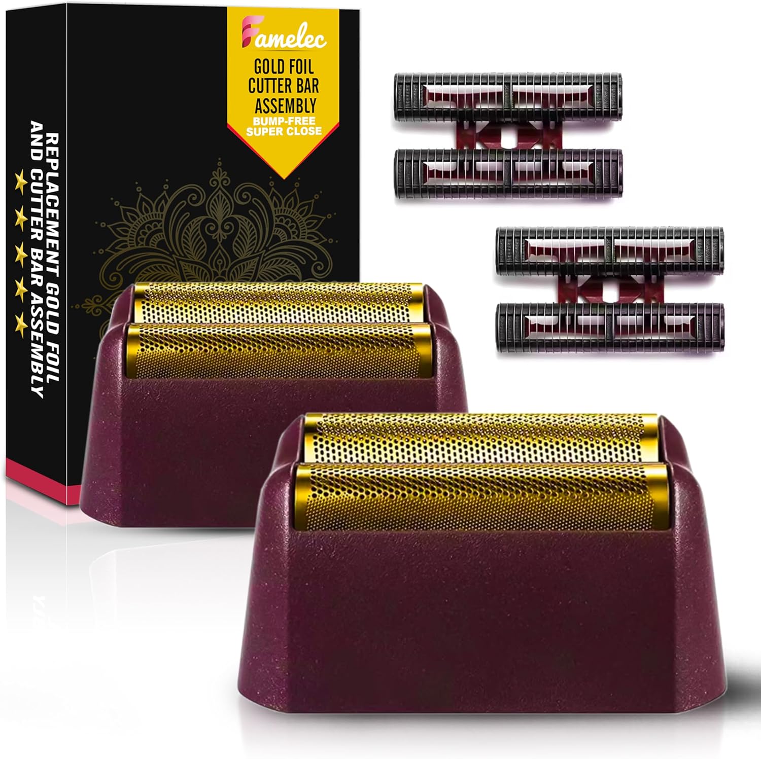 Wahl 5 Star Series Shaver Foil Replacement - Professional Gold Foil for Close Shaving | 2 Pack