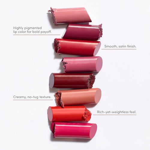 Jane Iredale ColorLuxe Hydrating Cream Lipstick - Creamy, Highly Pigmented, Vegan Formula | Satin Finish