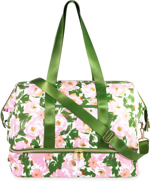 Kate Spade New York Insulated Cooler Tote Bag - Large Capacity Soft-Sided Beach Bag with Shoulder Strap | Hidden Garden