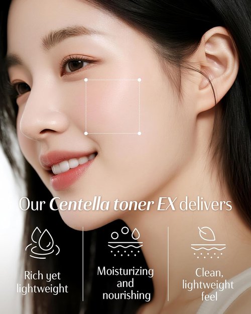 DR.PEPTI Centella Milky Toner EX - 63% Centella & 8-Type Hyaluronic Acid for Dry Skin - 6.09 fl oz