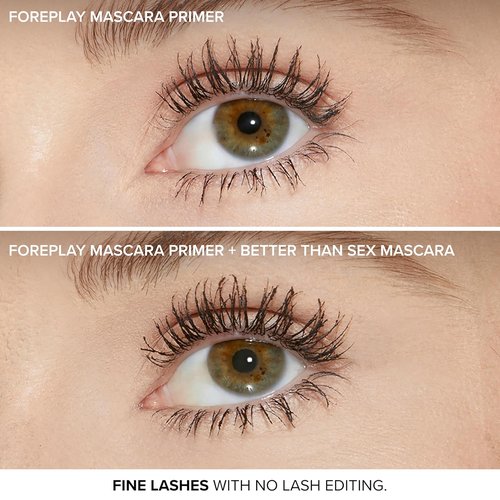 Too Faced Better Than Sex Volumizing Mascara & Foreplay Primer Duo | Volume & Conditioning, 0.17 Fl Oz & 0.13 Fl Oz