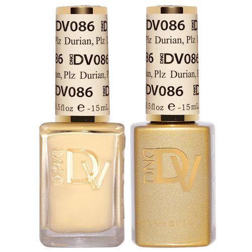 DND Gel Polish Coquette Collection - UV/LED Gel & Air Dry Nail Lacquer Duo, 086 Durian, 0.5 Fl Oz