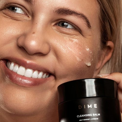 DIME Beauty Cleansing Balm - Hydrating Oil Makeup Remover & Face Cleanser with Squalane | 3.38 oz / 100 ml