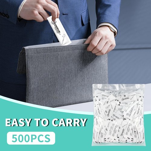 Kingbzis Individually Wrapped Floss Picks - 500 Count Dental Floss Bulk,Tooth Floss Picks for Teeth,Oral Care in Travel,Restaurants,Hotel and Office