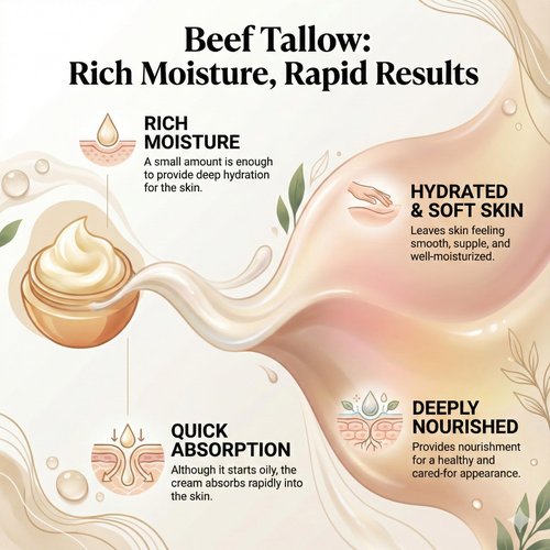 IKARIAN 100% Grass Fed Beef Tallow for Skin Care | Premium Whipped Moisturizer | Face + Body | Single Ingredient, All natural | 4 FL. oz. (Unscented)