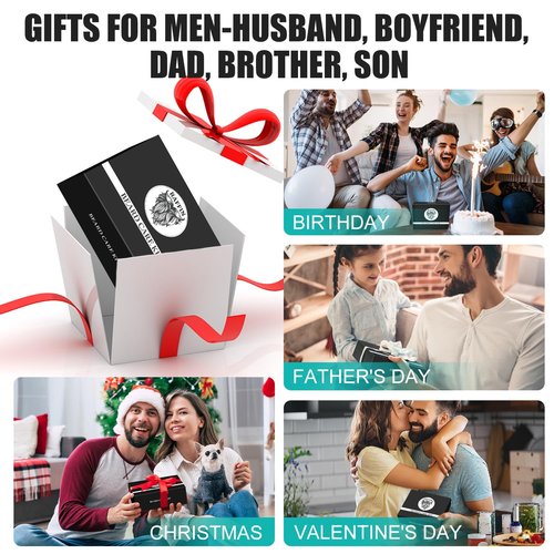 Birthday Gifts for Men - Beard Kit w/Beard Oil & Balm, Beard Brush & Comb, Beard Wash/Shampoo for Men's Self-care, Anniversary | Birthday Gifts for Him Husband Boyfriend Dad Son Friend Brother
