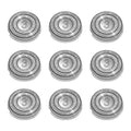 Philips Norelco SH30 Replacement Heads - 9 Pack Double Blades for Series 3000, 2000, 1000 & S738