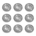 9 Pack SH30 Replacement Head Compatible with Philips Norelco Series 3000,2000,1000 and S738， Upgraded SH30 Compatibility Double blades for norelco 1000 replacement heads