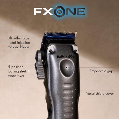 BaBylissPRO FXONE LO-PROFX Cordless Clippers for Men - Interchangeable Battery Design