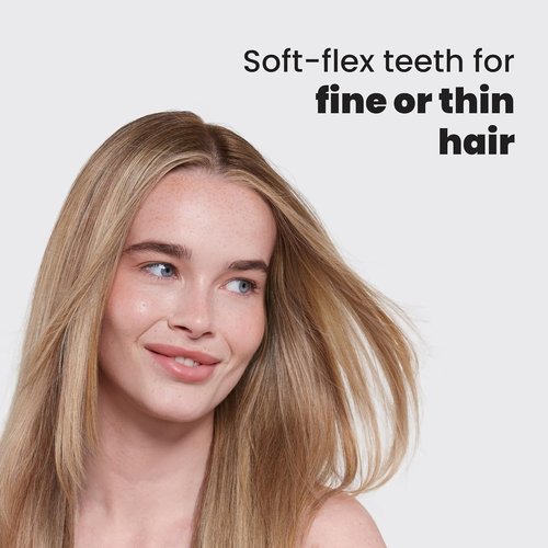 Tangle Teezer Fine Detangler Brush - Effortlessly Reduces Breakage for Fine Hair | Marshmallow Pink & Mint