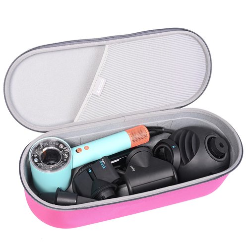 RLSOCO Carrying Case for Dyson Supersonic Nural Hair Dryer - Pink (Case Only)