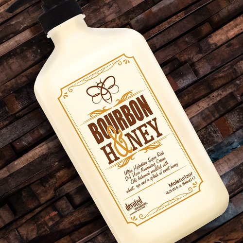 Devoted Creations Bourbon & Honey Moisturizer - Hydrating Formula | 18.25 oz for Luxurious Skin