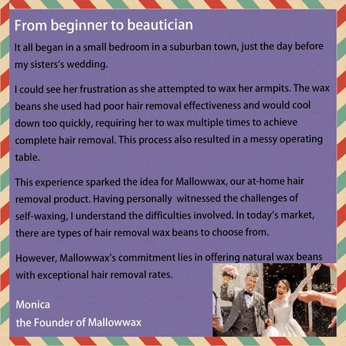 Mallowwax Hard Wax Beads, Wax Beans for Hair Removal, Natural Lavender, Stripless, Coarse Body Hair Specific - Ideal for Bikini, Brazilian, Legs, Underarms, Chest, 16 Ounce
