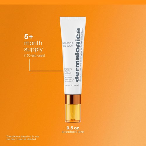 Dermalogica Biolumin-C Eye Serum - Brightens Eye Area & Reduces Fine Lines | 0.5 Fl Oz
