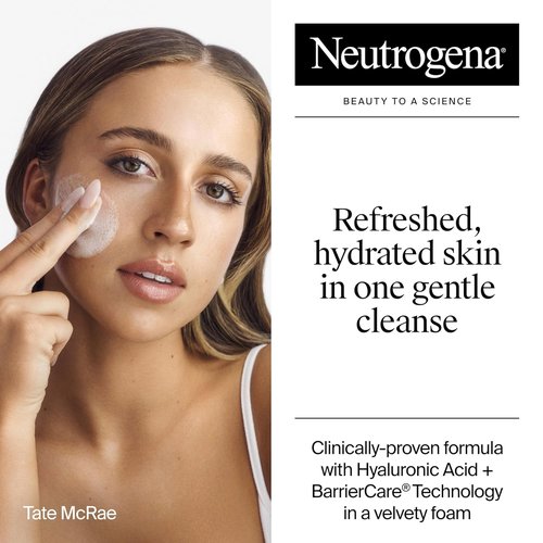 Neutrogena Hydro Boost Face Wash - Fragrance-Free Hydrating Gel Cleanser with Hyaluronic Acid | 16 fl. oz
