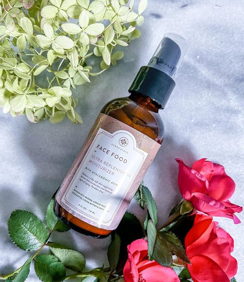 Dermaglove Face Food - Hydrating Moisturizer for Fine Lines & Dullness with Hyaluronic Acid - 4 Fl Oz