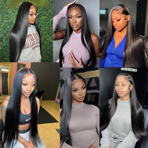 NROOEAY Straight Bundles Human Hair 20 inch 100% Unprocessed Brazilian Straight Hair Bundles 12A Remy Virgin Retain the Intact Cuticle, Long Lifespan
