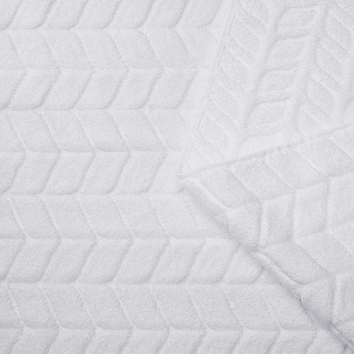 Alusa Home Ultra Soft & Stylish 700 GSM Luxury Washcloth Set (6 Piece - 13 x 13 in.) - 100% Zero-Twist, Long-Staple Cotton - Remarkably Absorbent Washcloths (White)
