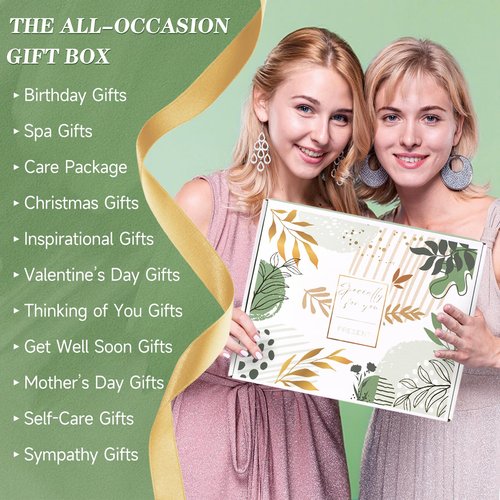 Get Well Soon Gift Baskets for Women, Sending Warmth Gift, Self Care Gifts, Spa Care Package After Surgery Inspirational Thinking of You Sympathy Gift, Birthday/Valentines Day Gifts for Women