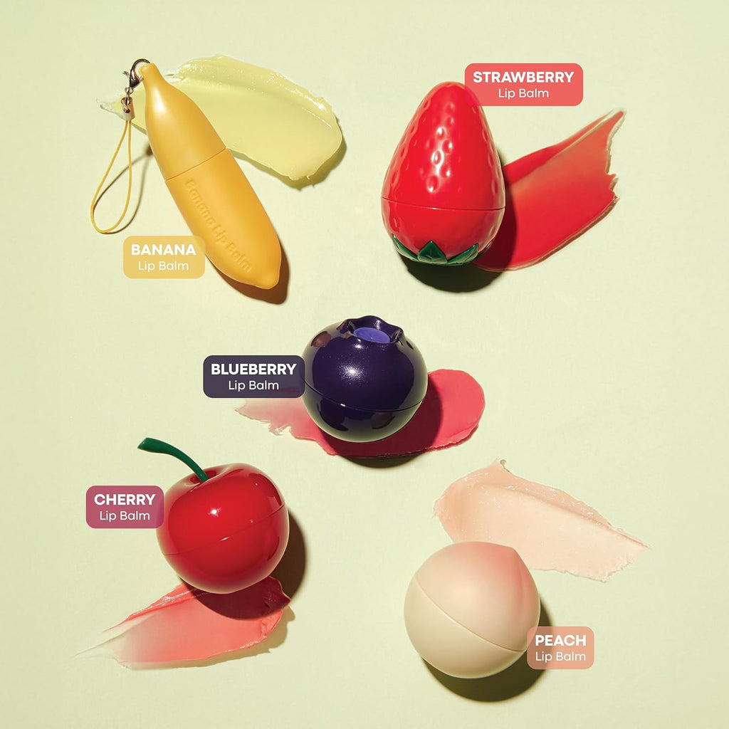 TONYMOLY Magic Food Banana Mini Lip Balm - Hydrating Korean Lip Care with Shea Butter & Vitamin E | Travel Size