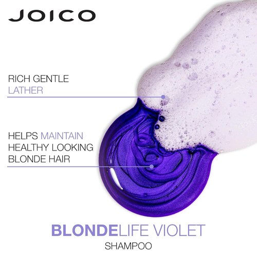 Joico Blonde Life Violet Shampoo & Conditioner Set - Neutralize Brassy Tones & Boost Shine | Sulfate-Free Formula