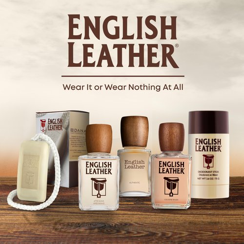 English Leather Deodorant for Men - Classic & Masculine with Long Lasting Citrus, Aromatic & Woody Scent (2.6 Oz / 75 g)