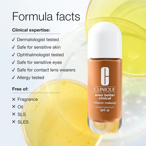 Clinique Even Better Clinical Vitamin Makeup - Broad Spectrum SPF 45 | Light Coverage & Vibrant Finish
