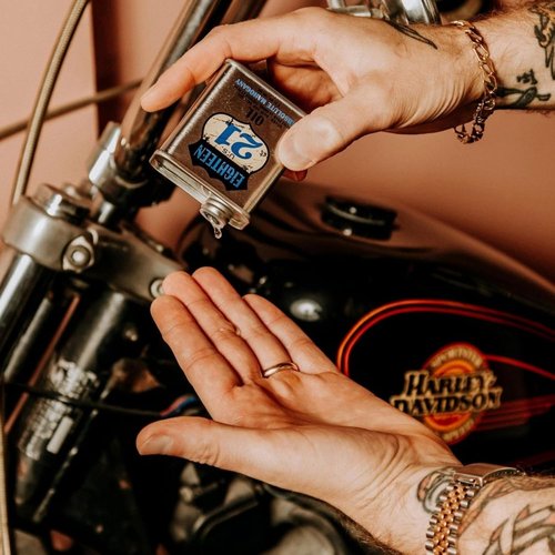 18.21 Man Made Hair, Skin & Beard Oil - Non-Greasy Conditioning Balm with Castor, Jojoba & Argan Oils | Premium Tattoo & Mustache Care