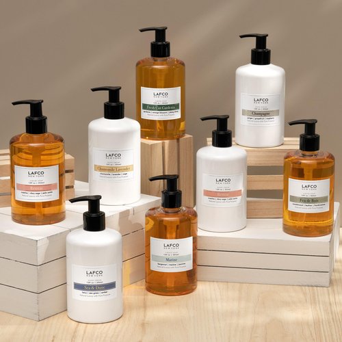 LAFCO New York Liquid Soap, Retreat - 12 oz - Regenerates, Protects & Moisturizes - All Skin Types - Hypoallergenic, Synthetic Free & Cruelty Free - Made in Italy